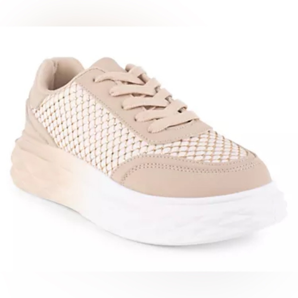 WANTED RHINESTONE SNEAKER GOLD TIARRA GOLD NEW IN BOX 9M